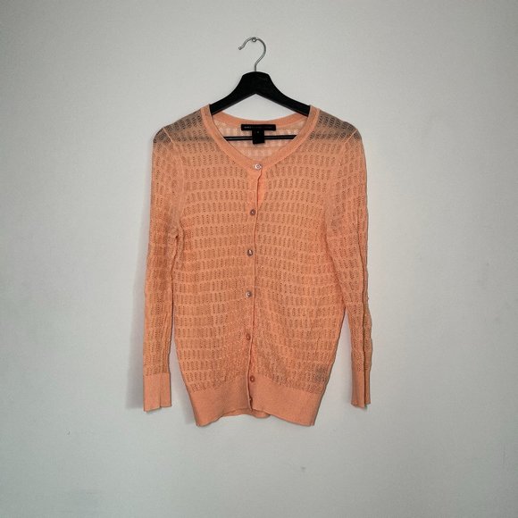 Marc by Marc Jacobs Light Orange Pastel Cardigan - Small - Picture 1 of 4